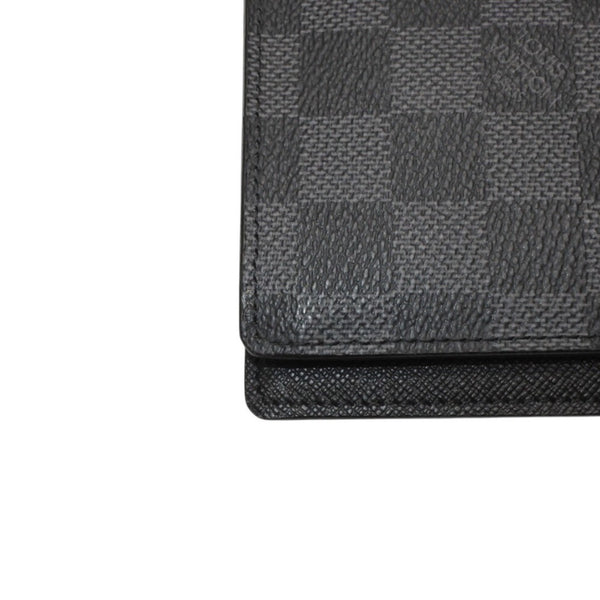 極美品 LOUIS VUITTON ルイヴィトン ポルトフォイユブラザ 長財布 N62665 ダミエグラフィット ブラック 中古 4a000785