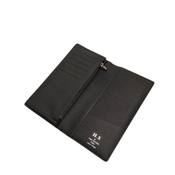 極美品 LOUIS VUITTON ルイヴィトン ポルトフォイユブラザ 長財布 N62665 ダミエグラフィット ブラック 中古 4a000785