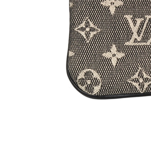 極美品 LOUIS VUITTON ルイヴィトン ミニ ポシェットクレ コインケース M92435 モノグラムキャンバス ゴールド金具 ノワール 中古 4a000787