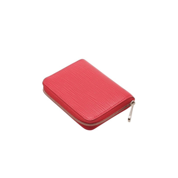 Very Good Condition LOUIS VUITTON Zippy Coin Purse M60383 Epi Leather Coin Case Pink Silver Hardware Used 4a000755
