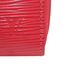 Very Good Condition LOUIS VUITTON Zippy Coin Purse M60383 Epi Leather Coin Case Pink Silver Hardware Used 4a000755