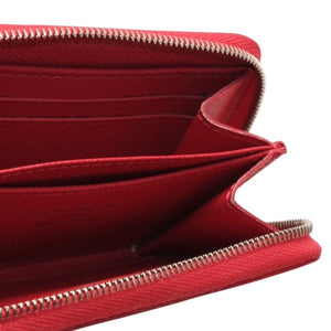 Very Good Condition LOUIS VUITTON Zippy Coin Purse M60383 Epi Leather Coin Case Pink Silver Hardware Used 4a000755