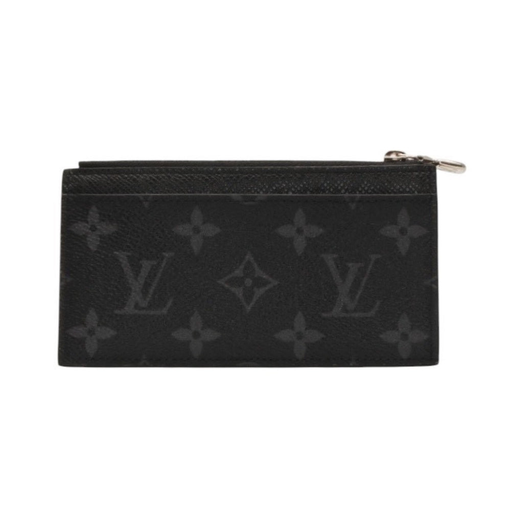極美品 LOUIS VUITTON ルイヴィトン コインカード ホルダー コインケース M30271 モノグラム エクリプス ブラック 中古 4a000841