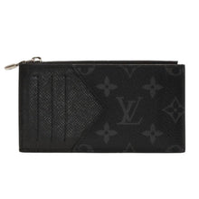 画像をギャラリービューアに読み込む, 極美品 LOUIS VUITTON ルイヴィトン コインカード ホルダー コインケース M30271 モノグラム エクリプス ブラック 中古 4a000841