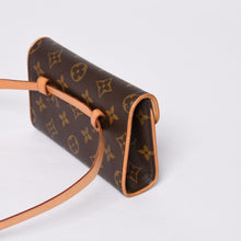 Load image into Gallery viewer, LOUIS VUITTON ルイヴィトン ウエスト ショルダーバッグ M51855 モノグラム ポシェットフロランティーヌ ブラウン 美品 中古 4a000511