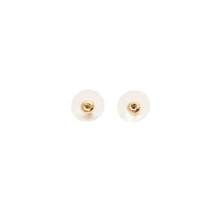 極美品 CHANEL シャネル ヴィンテージ ココマーク ピアス 重量約5.14g 02P刻印 GP メタル ゴールド ブラック 両耳用 中古 4a000640