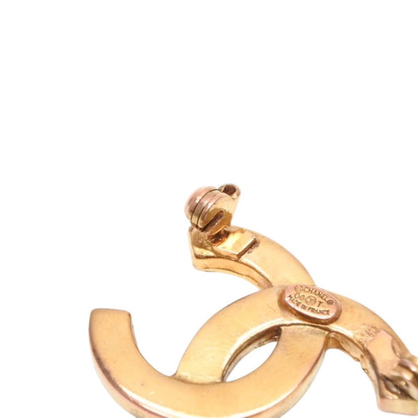 CHANEL シャネル VINTAGE ヴィンテージ ココマーク ブローチ 重量約5.05g 00T刻印 GP メタル ラインストーン ゴールド 美品 中古 4a000661
