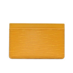 極美品 LOUIS VUITTON ルイヴィトン エピ ポルト カルト サンプール カードケース M81065 エピ レザー イエロー 中古 4a000786