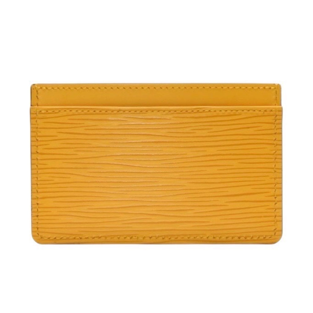 極美品 LOUIS VUITTON ルイヴィトン エピ ポルト カルト サンプール カードケース M81065 エピ レザー イエロー 中古 4a000786