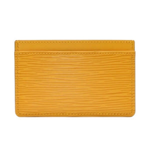 極美品 LOUIS VUITTON ルイヴィトン エピ ポルト カルト サンプール カードケース M81065 エピ レザー イエロー 中古 4a000786