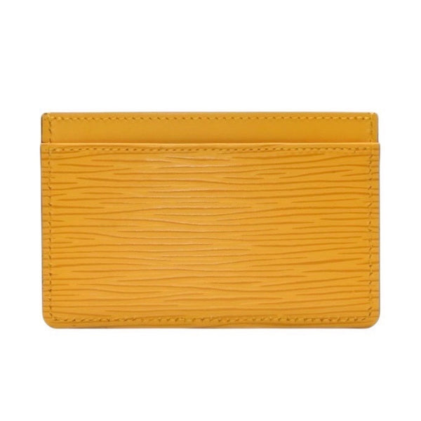極美品 LOUIS VUITTON ルイヴィトン エピ ポルト カルト サンプール カードケース M81065 エピ レザー イエロー 中古 4a000786