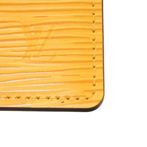 極美品 LOUIS VUITTON ルイヴィトン エピ ポルト カルト サンプール カードケース M81065 エピ レザー イエロー 中古 4a000786
