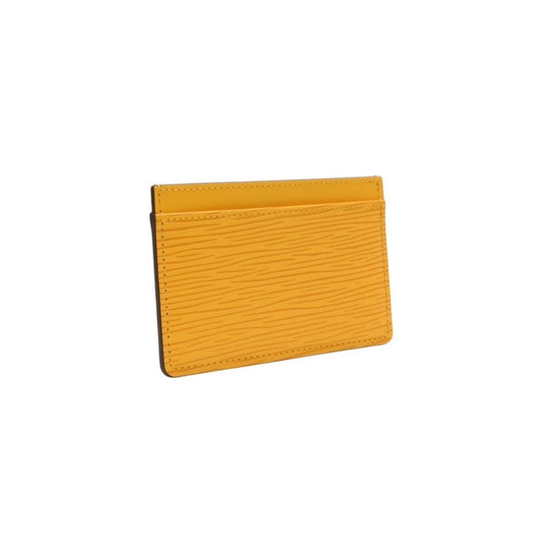極美品 LOUIS VUITTON ルイヴィトン エピ ポルト カルト サンプール カードケース M81065 エピ レザー イエロー 中古 4a000786