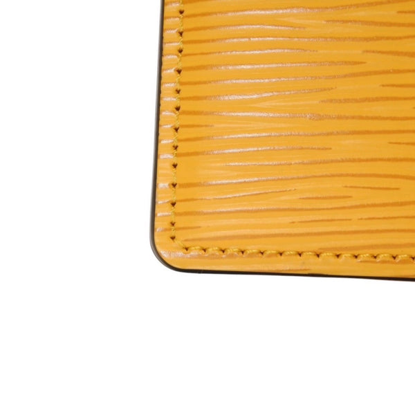 極美品 LOUIS VUITTON ルイヴィトン エピ ポルト カルト サンプール カードケース M81065 エピ レザー イエロー 中古 4a000786