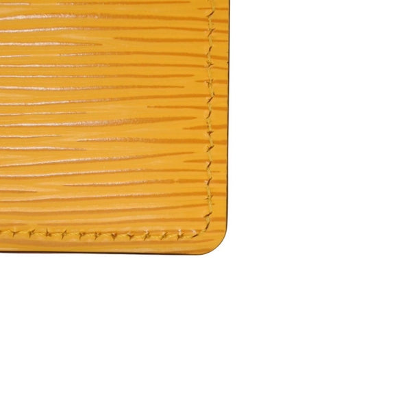極美品 LOUIS VUITTON ルイヴィトン エピ ポルト カルト サンプール カードケース M81065 エピ レザー イエロー 中古 4a000786