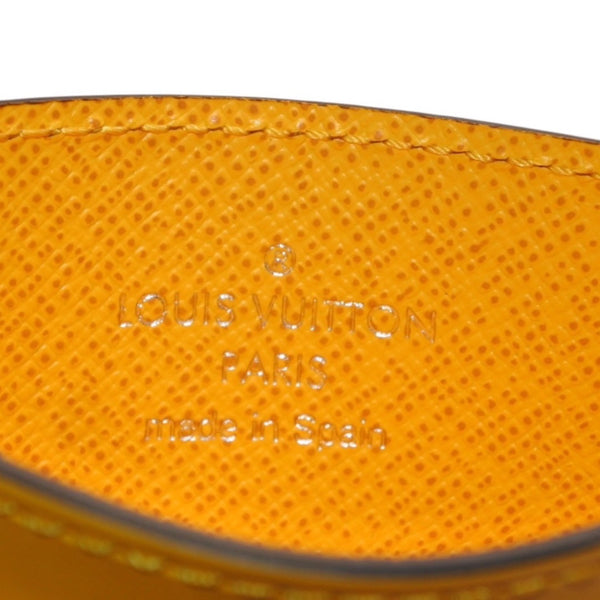 極美品 LOUIS VUITTON ルイヴィトン エピ ポルト カルト サンプール カードケース M81065 エピ レザー イエロー 中古 4a000786
