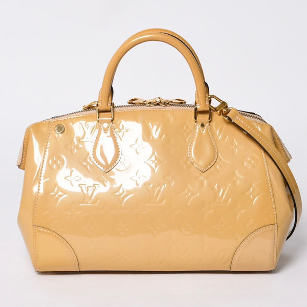 Very good condition LOUIS VUITTON 2WAY shoulder bag handbag Vernis M93507 Santa Monica used 4a000874