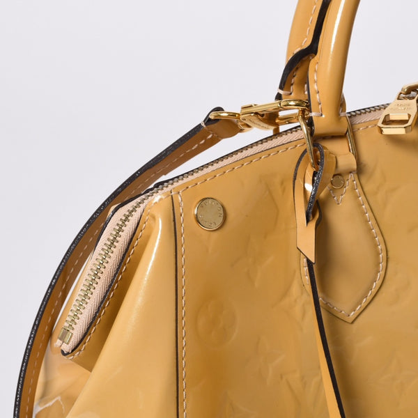 Very good condition LOUIS VUITTON 2WAY shoulder bag handbag Vernis M93507 Santa Monica used 4a000874