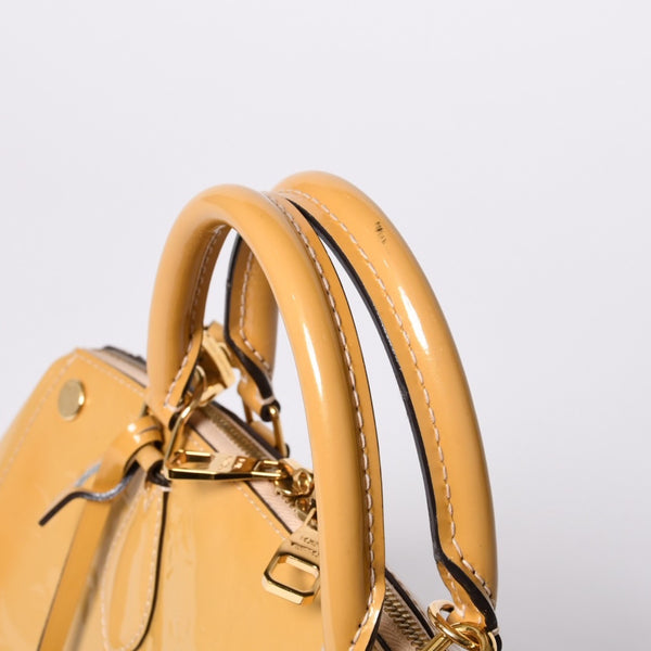 Very good condition LOUIS VUITTON 2WAY shoulder bag handbag Vernis M93507 Santa Monica used 4a000874