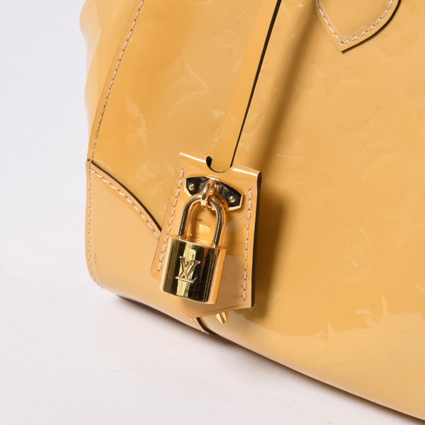 Very good condition LOUIS VUITTON 2WAY shoulder bag handbag Vernis M93507 Santa Monica used 4a000874