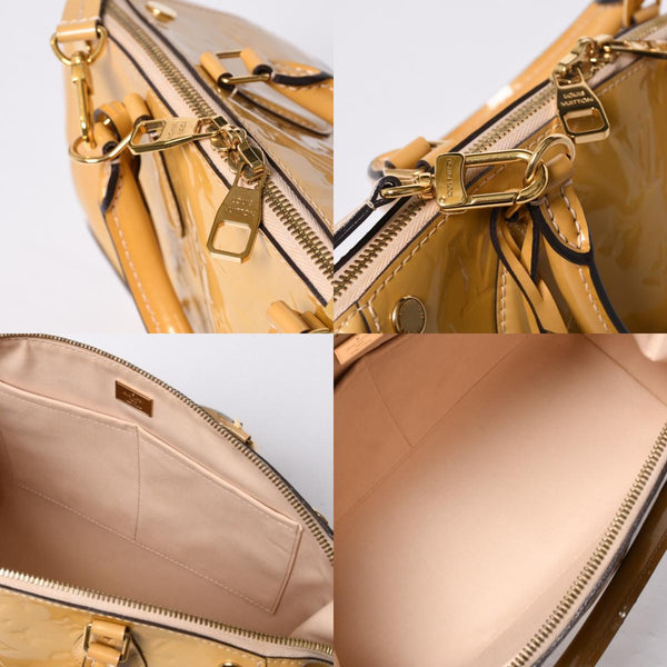 Very good condition LOUIS VUITTON 2WAY shoulder bag handbag Vernis M93507 Santa Monica used 4a000874