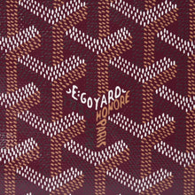 画像をギャラリービューアに読み込む, 新品同様 GOYARD ゴヤール ハンドバッグ 2WAY サイゴン ABB120180 バーガンディ パープル ゴヤールディンキャンバス シルバー金具 美品 中古 4a000984