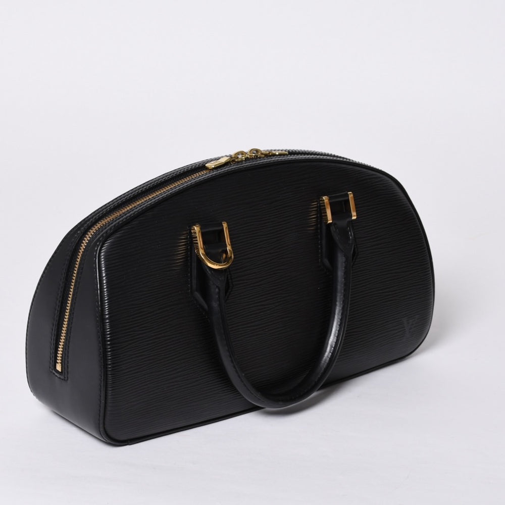 Very Good Condition LOUIS VUITTON Epi Jasmine Handbag M52089 Black Gold Hardware Used 4a000751
