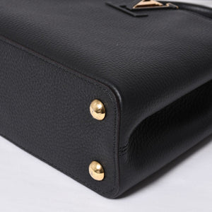 Like new LOUIS VUITTON Capucines BB M94755 2WAY handbag Taurillon leather black used 4a000525