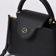 画像をギャラリービューアに読み込む, 新品同様 LOUIS VUITTON ルイヴィトン カプシーヌBB M94755 2WAY ハンドバッグ トリヨンレザー ブラック 中古 4a000525