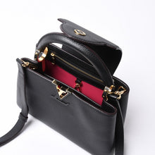 画像をギャラリービューアに読み込む, 新品同様 LOUIS VUITTON ルイヴィトン カプシーヌBB M94755 2WAY ハンドバッグ トリヨンレザー ブラック 中古 4a000525