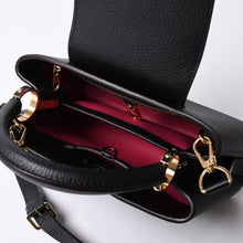 画像をギャラリービューアに読み込む, 新品同様 LOUIS VUITTON ルイヴィトン カプシーヌBB M94755 2WAY ハンドバッグ トリヨンレザー ブラック 中古 4a000525