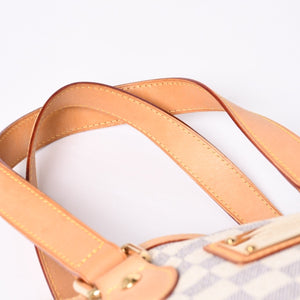 極美品 LOUIS VUITTON ルイヴィトン ハンドバッグ N51207 ハムステッドPM ホワイト ダミエアズール中古 4a000817