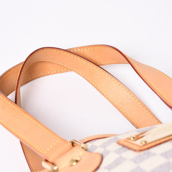 極美品 LOUIS VUITTON ルイヴィトン ハンドバッグ N51207 ハムステッドPM ホワイト ダミエアズール中古 4a000817