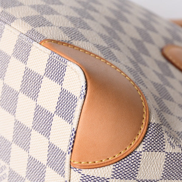 極美品 LOUIS VUITTON ルイヴィトン ハンドバッグ N51207 ハムステッドPM ホワイト ダミエアズール中古 4a000817