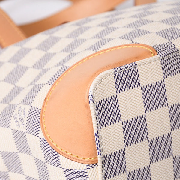 極美品 LOUIS VUITTON ルイヴィトン ハンドバッグ N51207 ハムステッドPM ホワイト ダミエアズール中古 4a000817