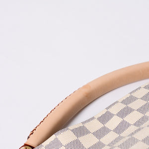 Very good condition LOUIS VUITTON Artzi MM one shoulder bag N41174 Damier Azur white gray gold hardware used 4a000408