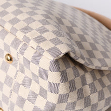 画像をギャラリービューアに読み込む, 極美品 LOUIS VUITTON ルイヴィトン アーツィ MM ワンショルダーバッグ N41174 ダミエ アズール ホワイト グレー ゴールド金具 中古 4a000408