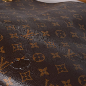 Very good condition LOUIS VUITTON Artsy MM shoulder bag M40249 Monogram PVC leather Gold hardware Used 4a000365