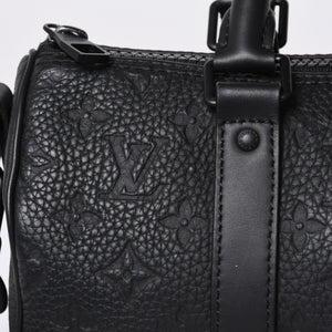 Very good condition LOUIS VUITTON Keepall Bandouliere 25 Shoulder bag Handbag Monogram Taurillon M20900 Used 4b006644