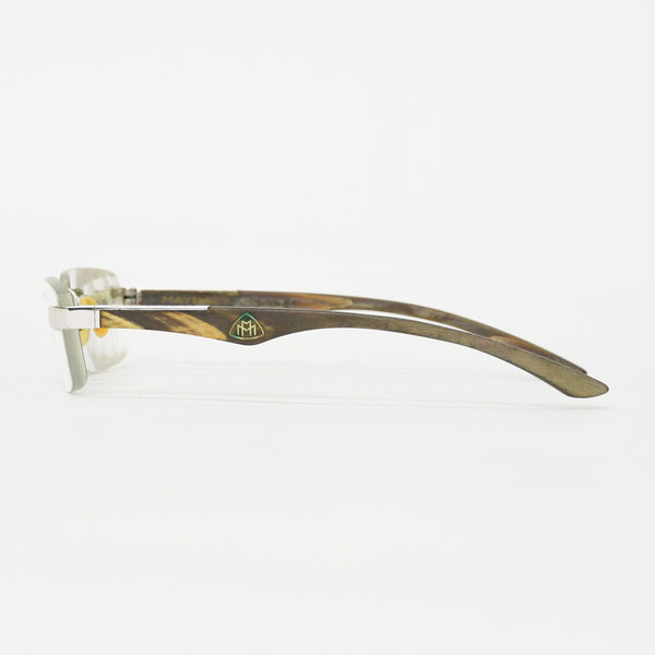 MERCEDES MAYBACH Mercedes Maybach THE ARTIST Ⅲ Rimless Glasses Prescription P-HB-Z25 Size 56□18-140 Wood Temple Good Condition Used 4a000551