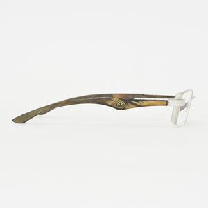 MERCEDES MAYBACH Mercedes Maybach THE ARTIST Ⅲ Rimless Glasses Prescription P-HB-Z25 Size 56□18-140 Wood Temple Good Condition Used 4a000551