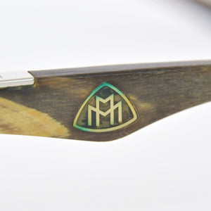 MERCEDES MAYBACH Mercedes Maybach THE ARTIST Ⅲ Rimless Glasses Prescription P-HB-Z25 Size 56□18-140 Wood Temple Good Condition Used 4a000551