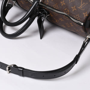Very good condition LOUIS VUITTON Keepall Bandouliere 45 Boston bag M56711 Monogram Macassar Brown Used 4a000361