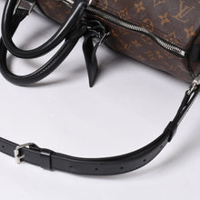 画像をギャラリービューアに読み込む, 極美品 LOUIS VUITTON ルイヴィトン キーポル バンドリエール45 ボストンバッグ M56711 モノグラムマカサーブラウン 中古 4a000361
