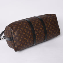 画像をギャラリービューアに読み込む, 極美品 LOUIS VUITTON ルイヴィトン キーポル バンドリエール45 ボストンバッグ M56711 モノグラムマカサーブラウン 中古 4a000361