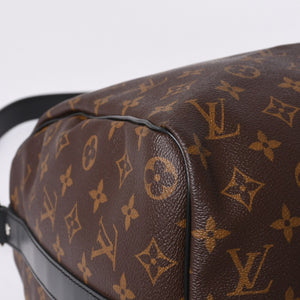 Very good condition LOUIS VUITTON Keepall Bandouliere 45 Boston bag M56711 Monogram Macassar Brown Used 4a000361