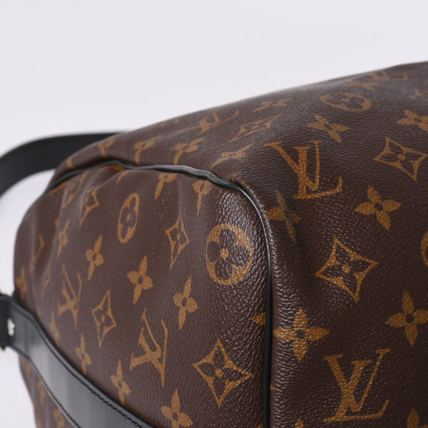 Very good condition LOUIS VUITTON Keepall Bandouliere 45 Boston bag M56711 Monogram Macassar Brown Used 4a000361