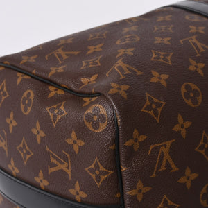 Very good condition LOUIS VUITTON Keepall Bandouliere 45 Boston bag M56711 Monogram Macassar Brown Used 4a000361