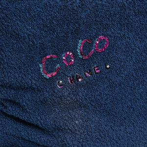 Very good condition CHANEL Pharrell Williams Coco Cocoon tote bag large size 27 series blue pile used 4a000576