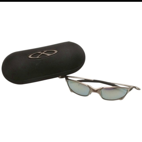 OAKLEY オークリー JULIET ジュリエット Plasma プラズマ サングラス アイウェア JE019673 X-Metal エメラルドイリジウム 美品 中古 4a000335